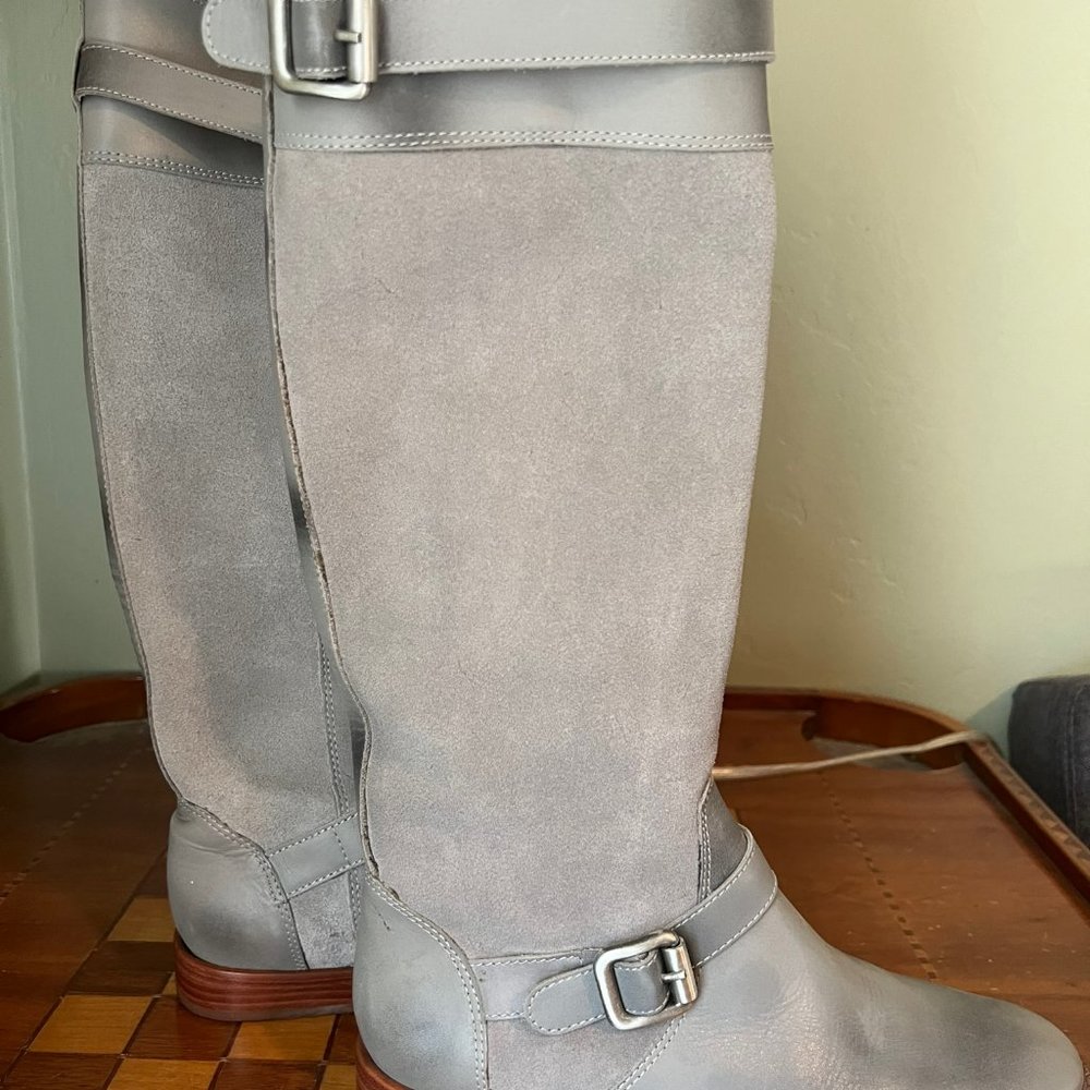 Anthropologie Like New! Candela Boots Leather & Suede